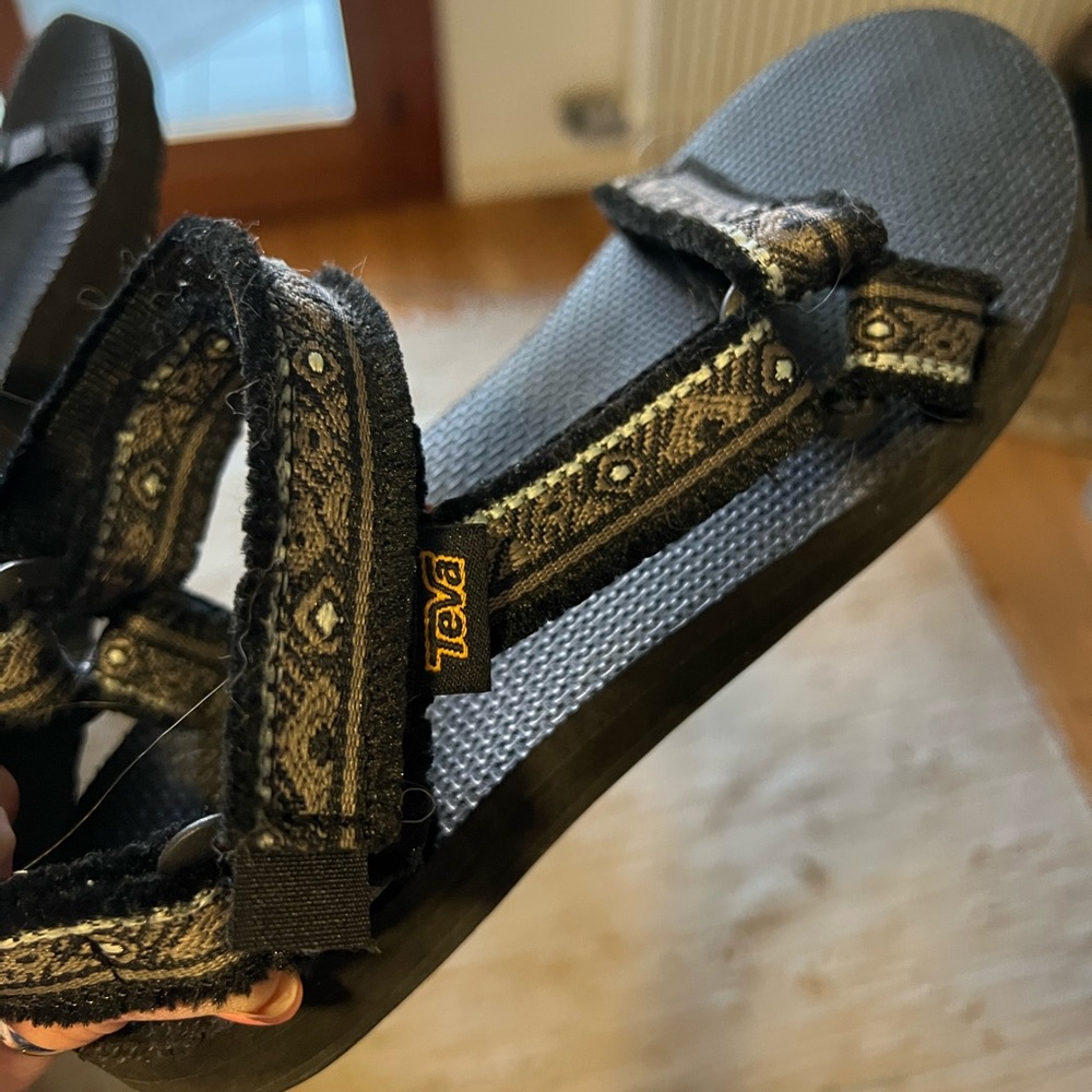 Maressa Black Multi Teva sandals